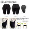 High-Waisted Curvy Buttocks Tummy-Control Sponge Pad Fake Buttocks Butt-Lifting Body-Shaping Shaping Pants Women's Slimming Pants