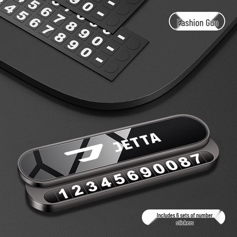 Temporary Parking Phone Number Card for Jetta VS5 VA3 VS7 Models