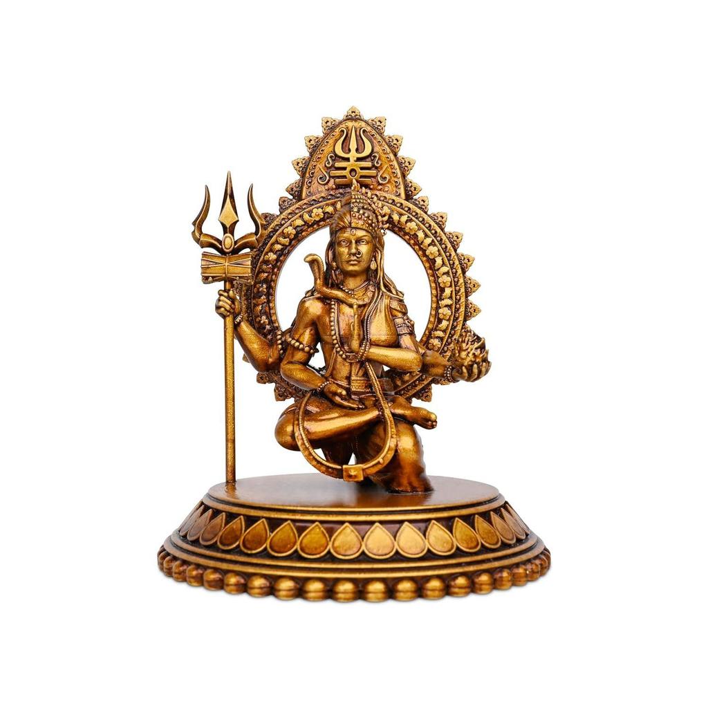 Ardhanarishvara Idol Ardhnarishwar Statue Shiv Parvati Double Avatar Idol for Car Dashboard and Home Decor Showpiece