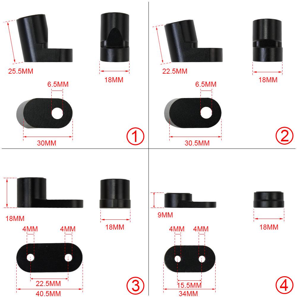 Pro 13dílný Ford Focus ST Billet T-6061 eloxovaný hliník Šroubový spojler zadního křídla Prodloužení zvedací plošiny poklopu