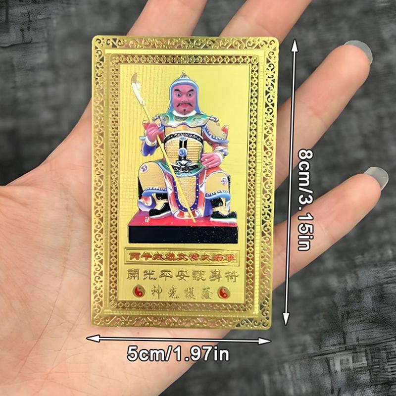 Tarjeta Amuleto Tai Sui 2026 Oración Feng Shui Tarjeta Dorada Exorcismo Protección Regalo Buda Amuleto Seguro Atraer Riqueza Y Tesoro
