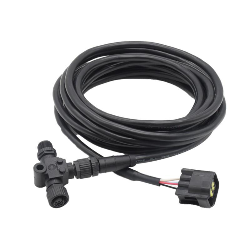 Aviation Plug M Series Waterproof Connector M12 NMEA2000 Network Shielded Power Cord 4.5M Plastic Screen Connector