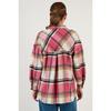Plaid Oversize Double Pocket Winter Lumberjack Shirt 42190473