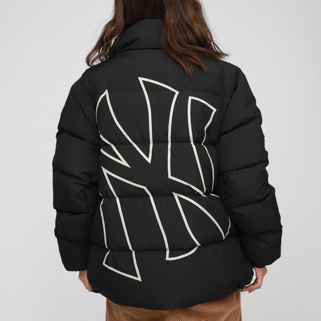 New MLB New York Yankees Down Jacket Cropped Unisex Black 3ADJB0116-50BKS