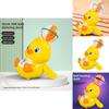 Top Ball Yellow Duck Light And Sound Toy With Rotating Effects For Kids And Toddler Play