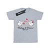 Disney Womens/Ladies Mickey Mouse Love Hands Cotton Boyfriend T-Shirt