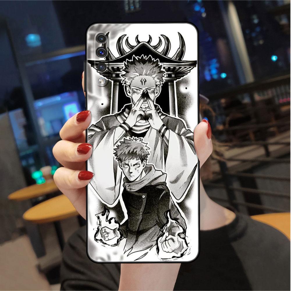 Cute Jujutsu Kaisen Gojo Satoru Anime Case For Samsung Galaxy A50 A70 M52 A30 A20s A20e A10 A40 A10s M51 M31 M30s Phone Cover