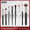 XIXI Make-up-Pinsel: Runder Concealer-Pinsel - Nicht absorbierend, knitterfest für Concealer, Eyeliner, Lippen und Foundation.