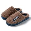 Cotton Slippers for Women At Home In Winter Indoor Home Non-slip Spring and Autumn Warm Plush Couple Winter Men