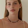 5 Rose Crystal Choker_2Color