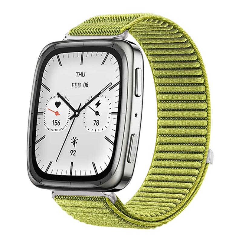 Nylonový řemínek pro Amazfit Active 2 Nastavitelný náhradní náramek pro Amazfit Active2 Squar/GTR Mini/bip3/GTS Příslušenství k pásku