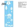 Halloween Window Cling Static Clings, Removable Ghost Pumpkin Bat Spider Web Stickers, No Residue Decor Self-Adhesive Glass Decor, Holiday Decals for