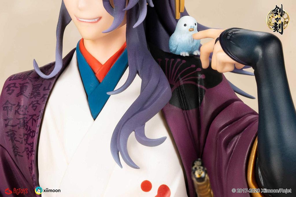 Emu Toys Kenga Toki Tokugawa Mitsukuni scale painted finished figure 1/8 PVC/ABS