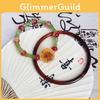 Luxurious Retro Style Handmade Bamboo Beaded Bracelet For Women Classic Chic Resin Jewelry