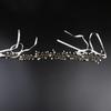 Bridal Headwear Crystal Headband Bridal Accessories Wedding Accessories Ball Head Crown Gold Headband