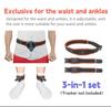 Jadery VR Tracker Belt (2024 New Model) 3-Piece Set for Waist and Ankle, VR Game Full Tracker Strap for Ultimate Tracker, Vive Tracker, and Tundra