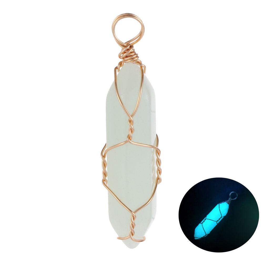 Oval Labradorite Pendant 4.5cm Natural Labradorite & Moonstone Necklace - Wrap Pendant For Women & Men, Energy Crystal Gemstone Necklace Mens - Foto 8