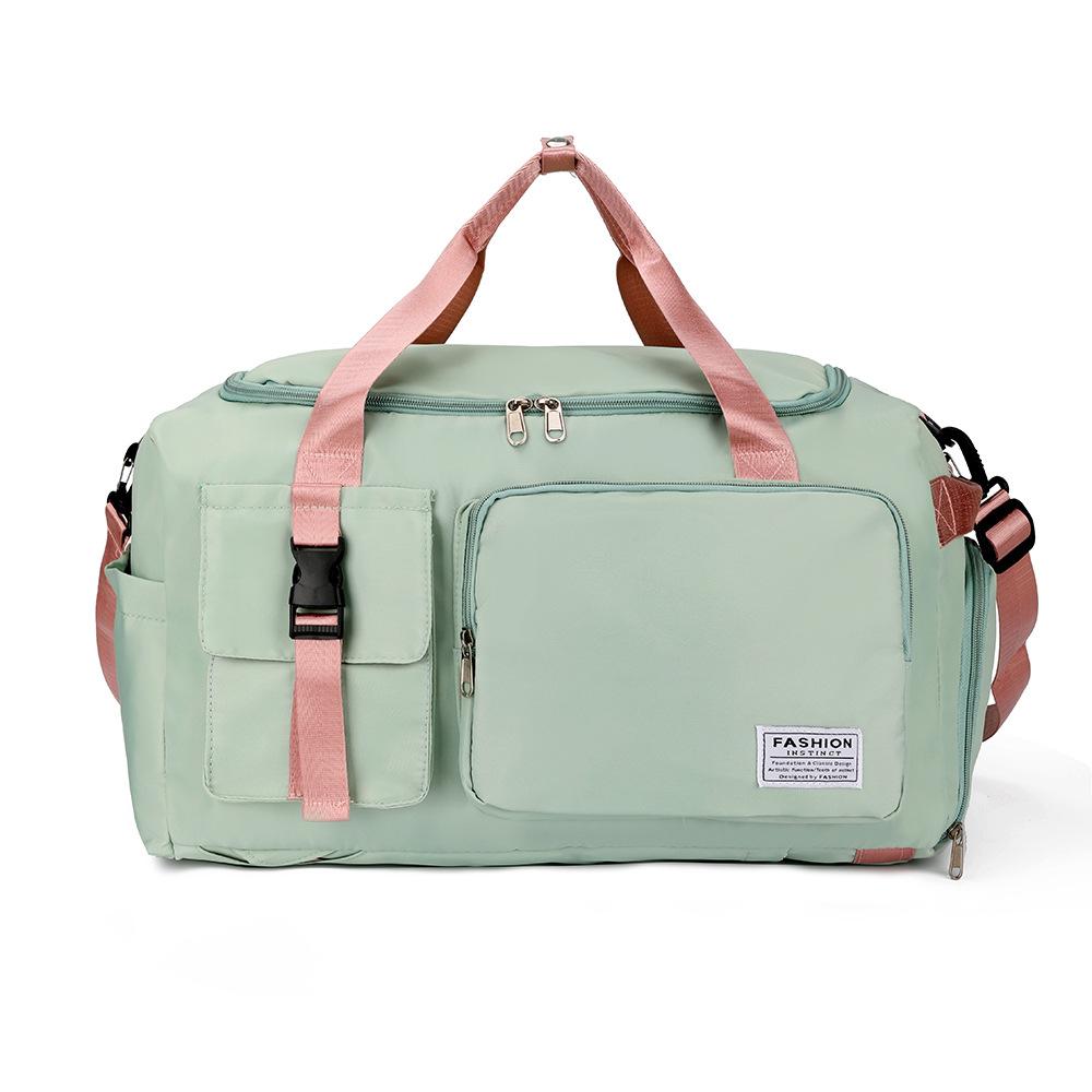 Multifunctional Large-capacity Hand Luggage Bag Outdoor Wet and Dry Sports Can Be Used To Tie The Lever with Shoe Compartment Gym Bag