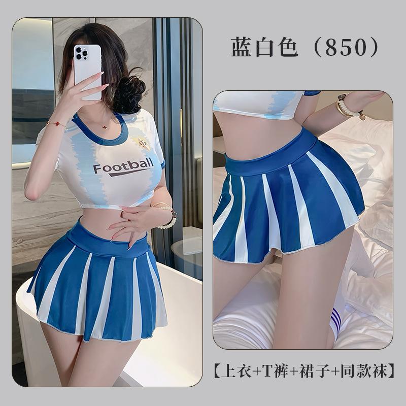 Fan Lei football baby women's swimsuit cheerleading sailor underwear sexy passion temptation cos two-dimensional