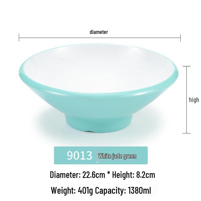 Melamine Noodle Bowl for Noodle Restaurants: Ideal for Luosifen, Malatang, Rice Noodles, and Chongqing Xiaomian
