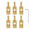 6pcs Golden Electric Guitar Accessories Metal Instruments Accessories  Electric Guitar