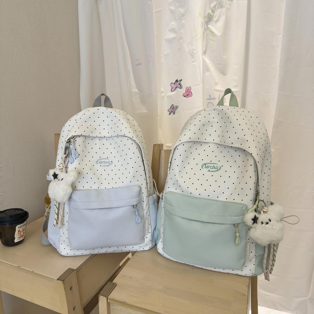 Schoolbag wholesale Japanese new high-value fresh and sweet cute star backpack junior high school students lightweight travel backpack