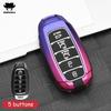 Alloy Car Key Cover For Hyundai N Line Verna Solaris Elantra Azera Kona Encino Grandeur Azera Palisade I30 Ix35 Accent Santa Fe