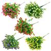 Simulation Milan Grains Artificial Flowers Plastic Green Potted Plants Decoration Arrangement Accessories for Home