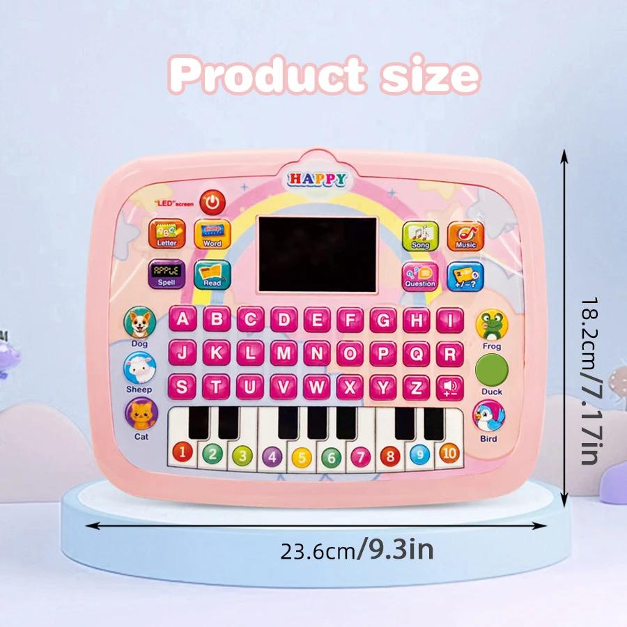 Non-Toxic Early Education Toy Led Screen Learning Machine Toddler Tablet Intelligent Children Learning Machines Laptop Toys For Kids Gifts