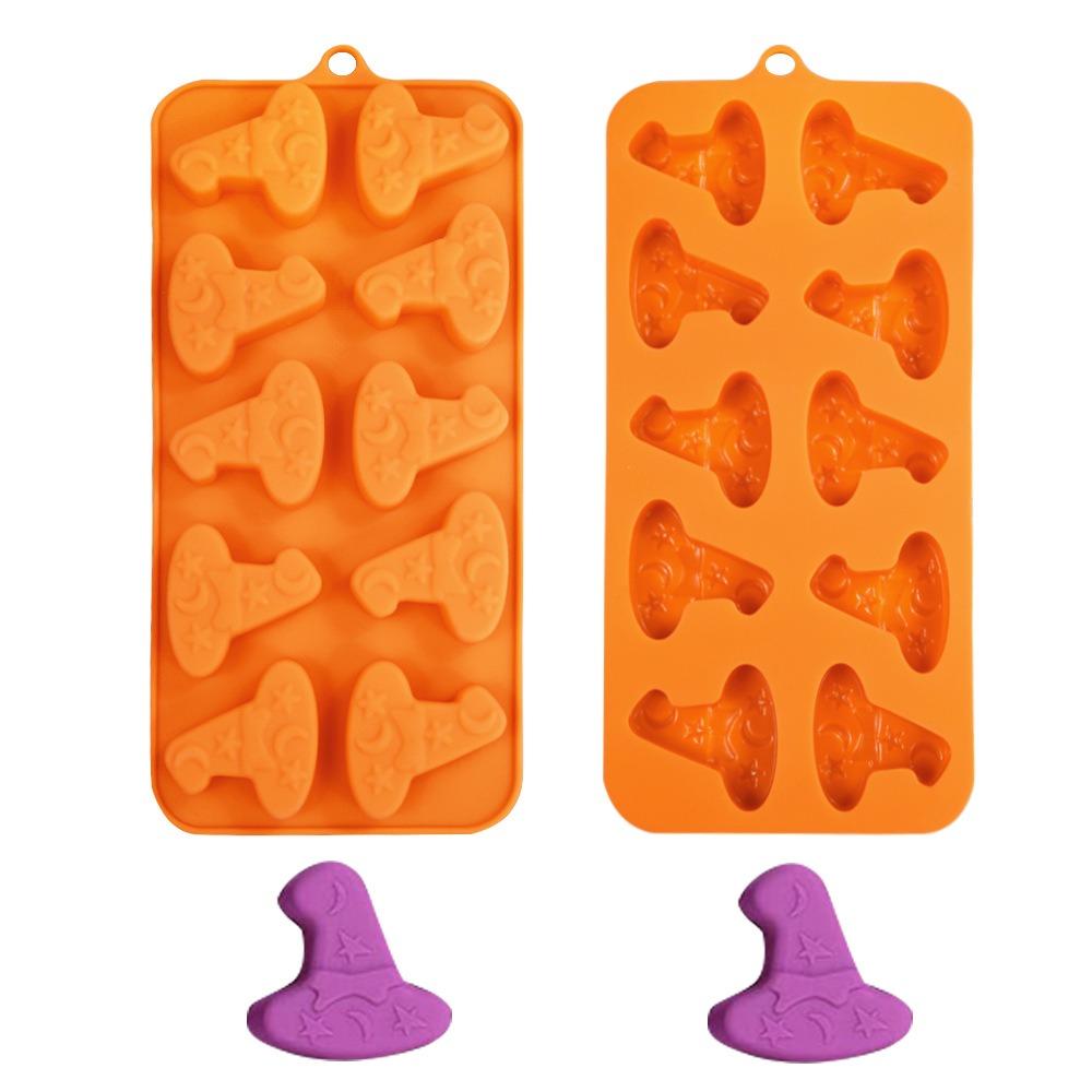 6 Cavity Witch Broom Cookie Mold DIY Mousse Cake Mould Bakeware Finger Biscuit Mold  Resin