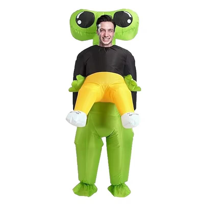 Popular Alien Ghost Hug Inflatable Halloween Costume - Creative and Fun Mascot Cosplay