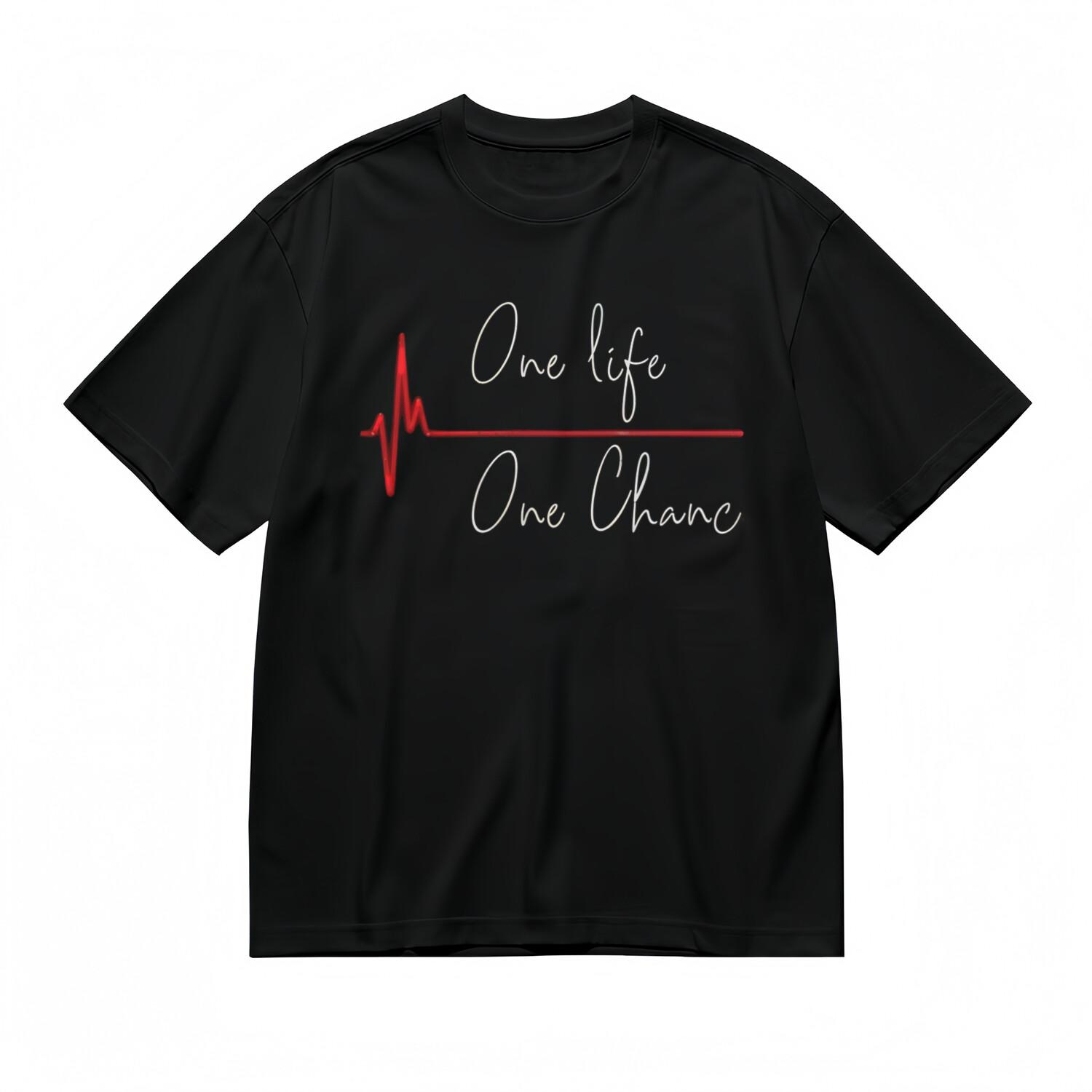 Men s T-Shirt Mens Womens Tees Top With Red EKG Line Art Graphic Unisex Black 100% Cotton Summer USA 3XL