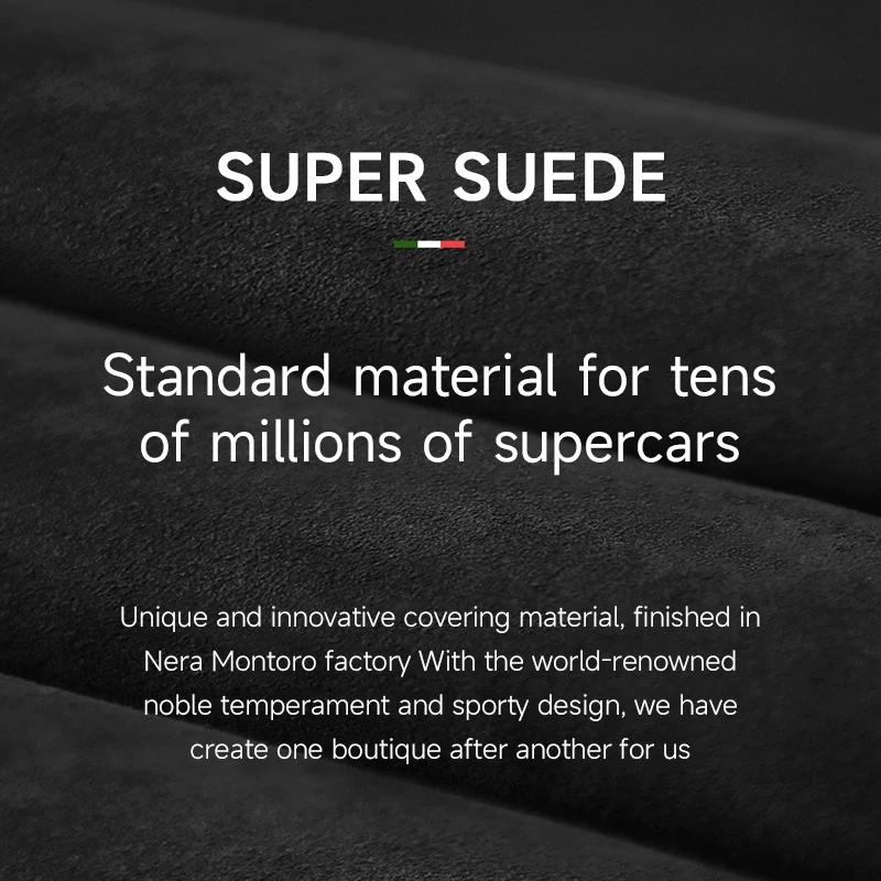 Italy Super Suede Car Maybach Design Headrest for Teala Model 3 Y X S Highland Mercedes Benz C W204 W205 W206 W212 W213 W177