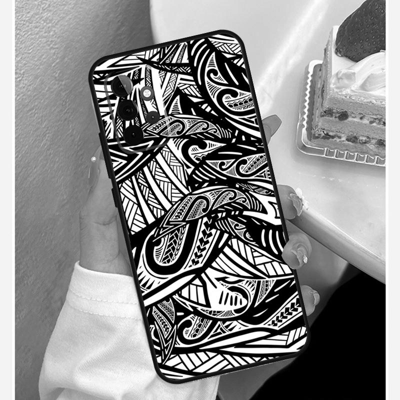 Maori Tribal Samoan Polynesian Case For Samsung Galaxy A55 A35 A15 A14 A34 A54 A73 A53 A33 A23 A13 A12 A32 A52 A51 Cover