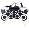 1 Box USB Portable Electronic Drum with Sustain Pedal Folding Music Drums for Beginner Children