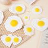 Simulation Fried Egg Squeeze Toy Anti-anxiety Fake Poached Egg Model Realistic Simulated Food Toy DIY Decoration Ornament Party Favors