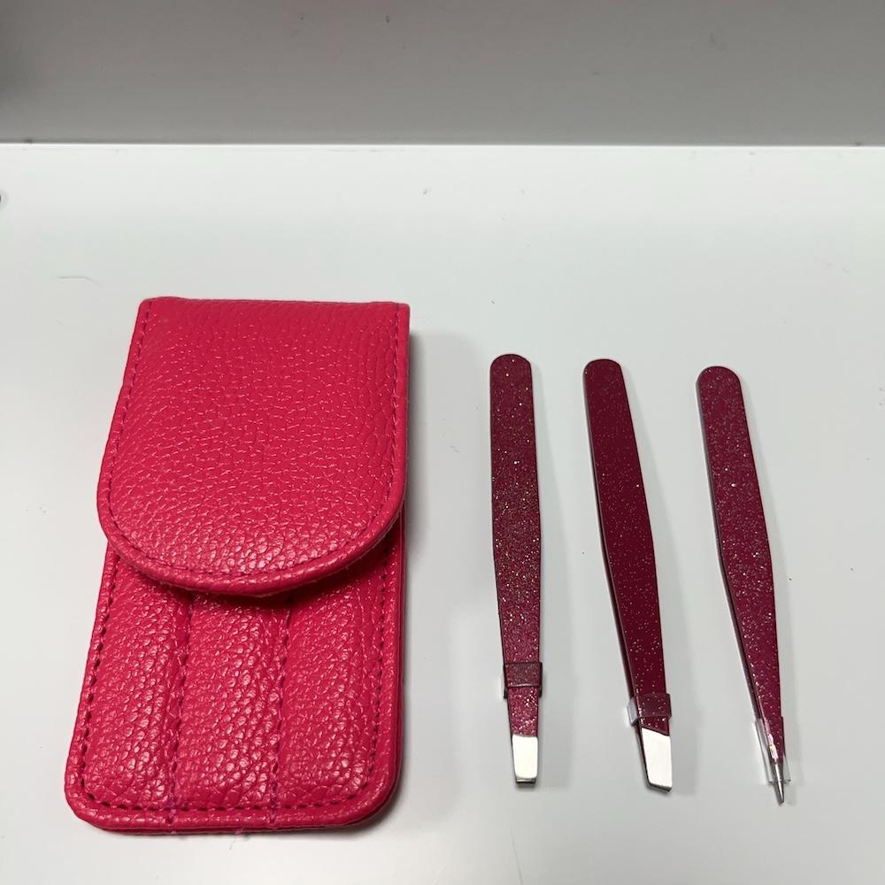 Best Quality Tweezers Set Stainless Steel Eyebrow Plucking Tweezers Pointed