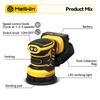 MELLWIN Cordless Electric Orbital Sander 3 Speeds Adjustable Woodworking Sanding Polishing Machine For Makita 18V Battery Pin
