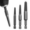 5pcs Screw Extractor Center Drill Bits Guide Set Broken Damaged Bolt Remover Hex Shank and Spanner for Broken Hand Tool