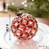 Durable Glass Christmas Ball Set 8cm 6 Colors Xmas Ornament Ball Suspensable Xmas Baubles Party