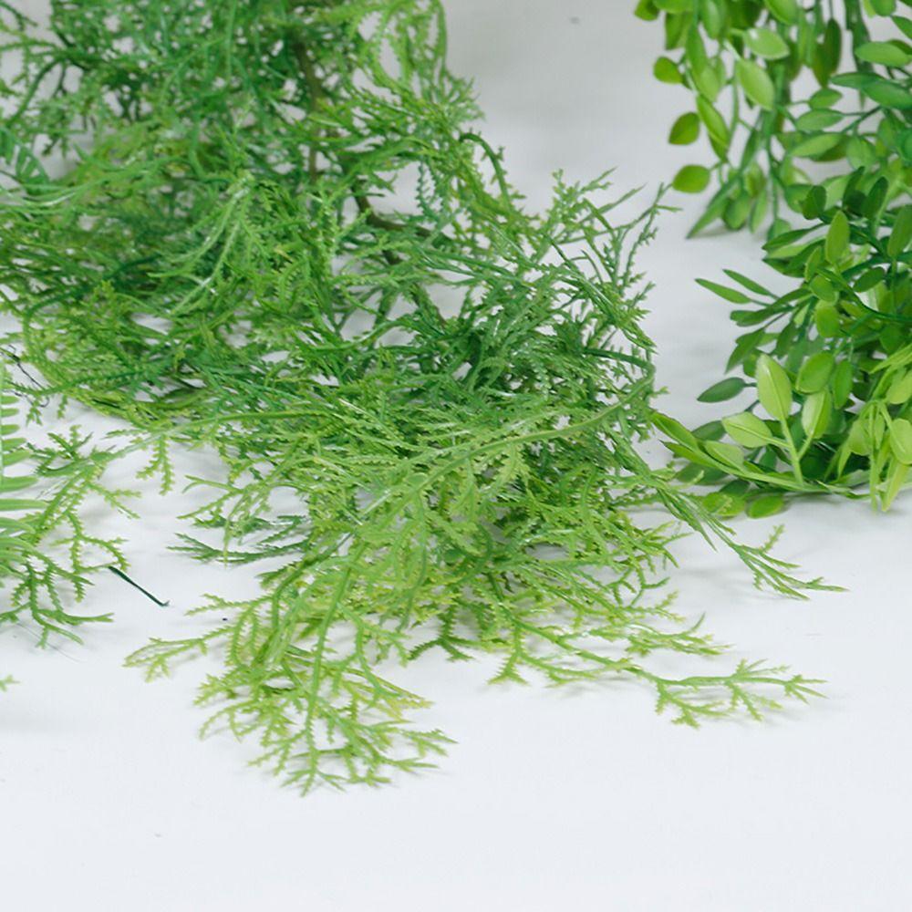 Extra Long Artificial Plant Vine Various Types Wall Hanging Ornament Simulation Fern Leaves Garland DIY Accessories Green