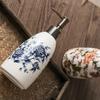 BEPAN 1PC Ceramic Press Soap Dispenser Refillable Lotion Bottle Creative Shampoo Liquid Container for Bathroom Home Decor