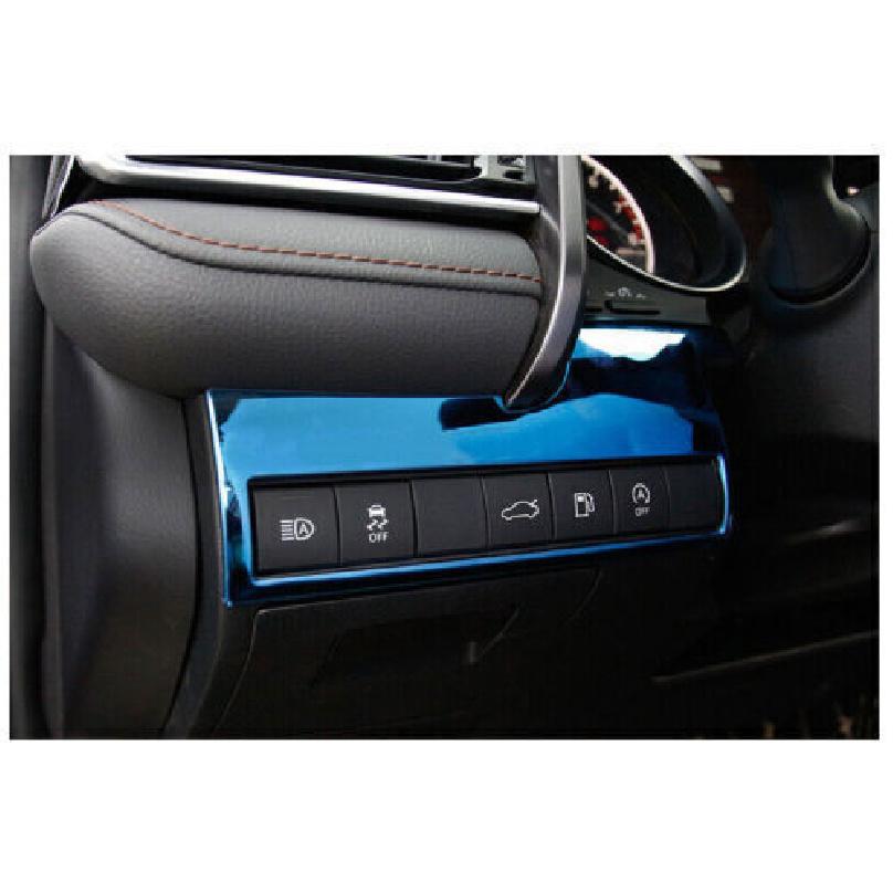 Steel Blue 2018- For Toyota Camry Function Control Headlight Button Frame