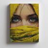 Mysterious Eyes Mysterious Eyes, 30X40 Cm, Gold Aluminum Frame, 230 Gsm Matte Paper