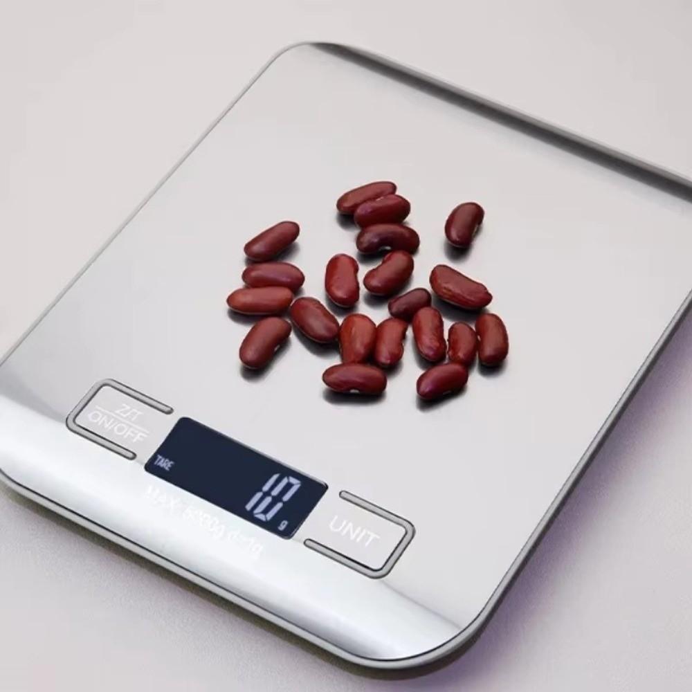 Stainless Steel Electronic Scale LCD Display Digital Scale Snacks Kitchen Scale  Household Use