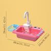 Universal Kitchen Sink Toy Rotatable Sink Faucet Play Tap Faucet Replacement Toy  For Girls