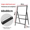 Heavy Duty A Frame Folding Sidewalk Poster Signboard Sign Single/Double Sided A Board Metal Poster Display Stand