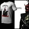 Samurai T-Shirt Bushido Code Japanese Warrior Sword Katana Kanji Ronin Oni