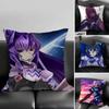 Classic Muv-Luv Alternative Anime LOVE Game CUTE Pillow Case Fashion Square Pillowcase Bedroom Sofa Room Ins Decoration Leisure