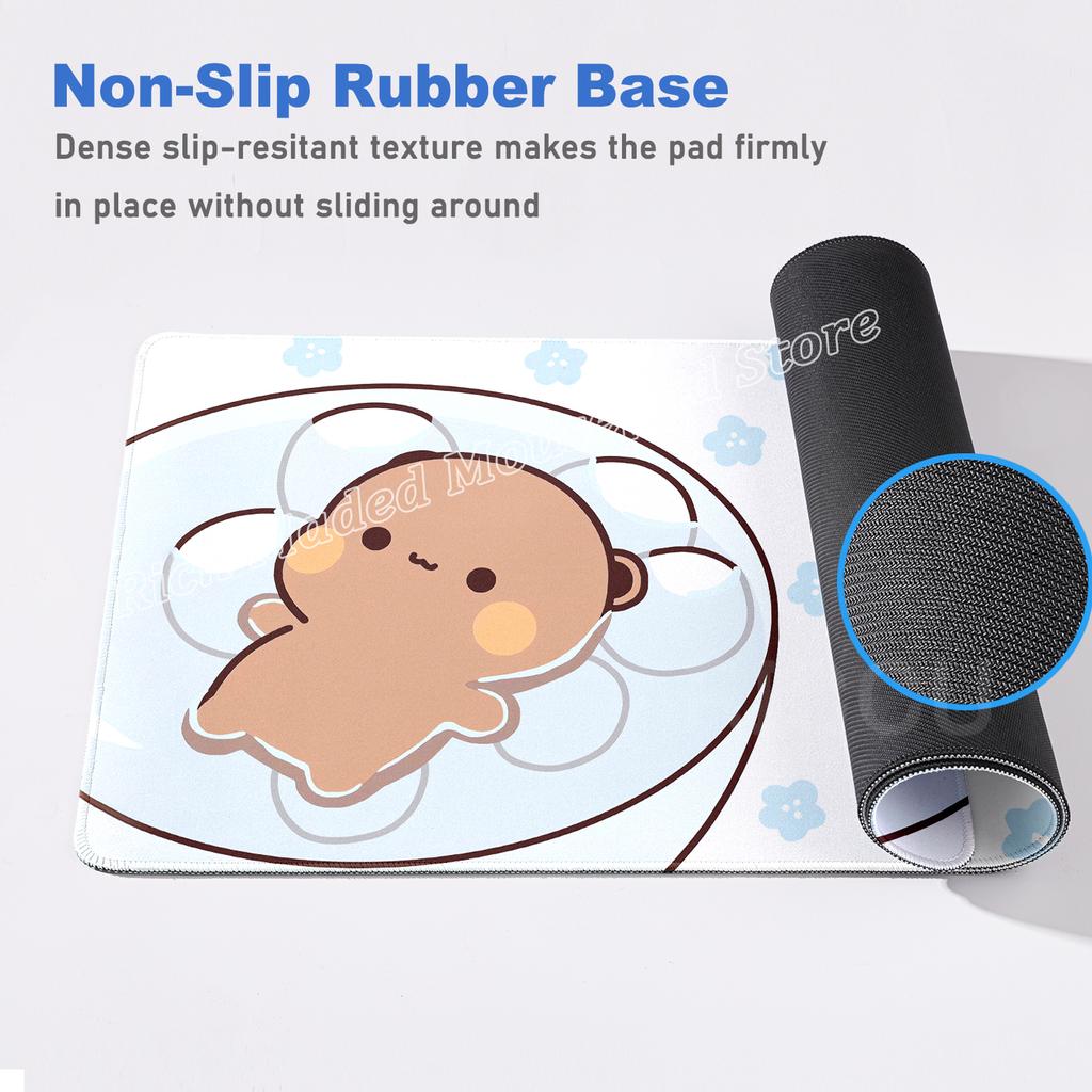 Large Compute Mouse Pad BuBu DuDu Kawaii Mousepad Natural Rubber Gaming Micepad Gamer Xxl Office PC Keyboard Cute Desk Mat Rug